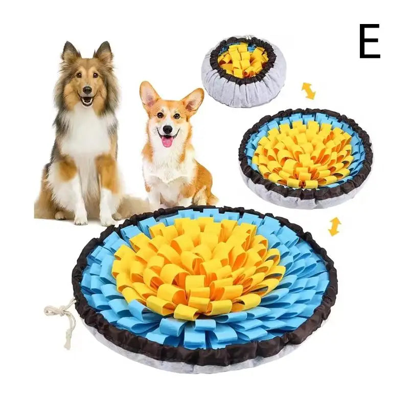 Portable Snuffle Mat - Interactive Foraging Puzzle Toy