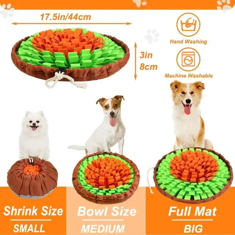 Portable Snuffle Mat - Interactive Foraging Puzzle Toy
