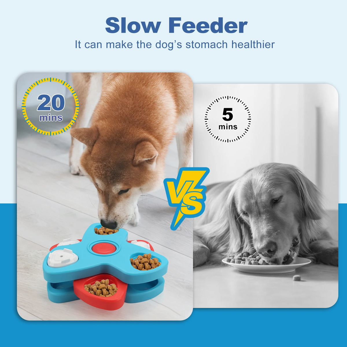 Rotating Puzzle Feeder - Multi-Layer Slow Feeder Toy