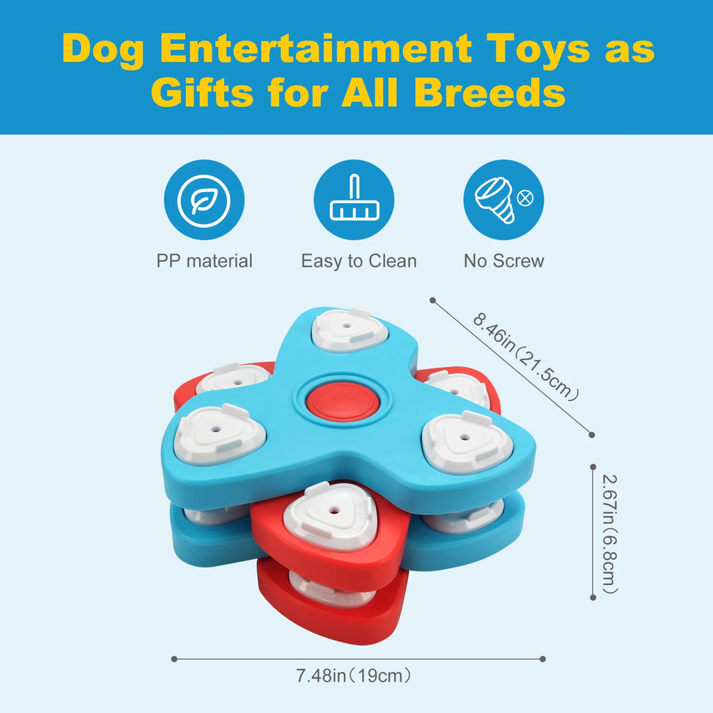Rotating Puzzle Feeder - Multi-Layer Slow Feeder Toy