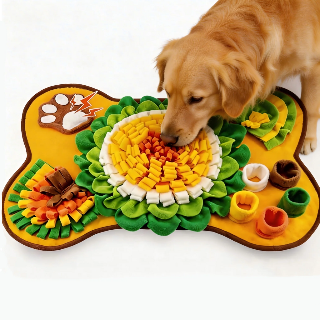 Dog Snuffle Mat - Interactive Slow Feeder Puzzle Toy