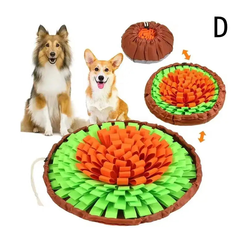 Portable Snuffle Mat - Interactive Foraging Puzzle Toy