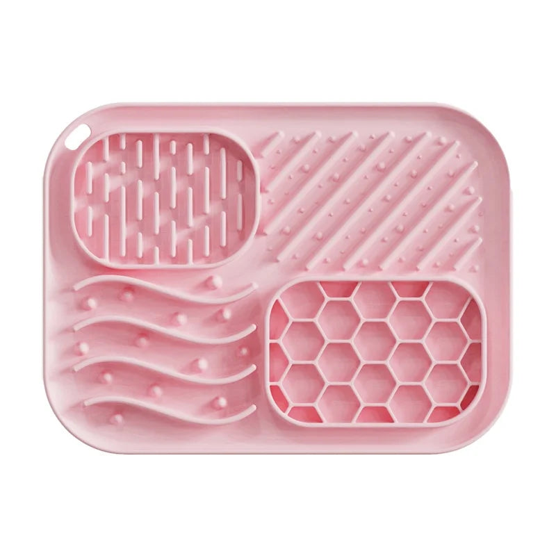 Silicone Slow Feeder Bowl - 4-in-1 Licking Mat