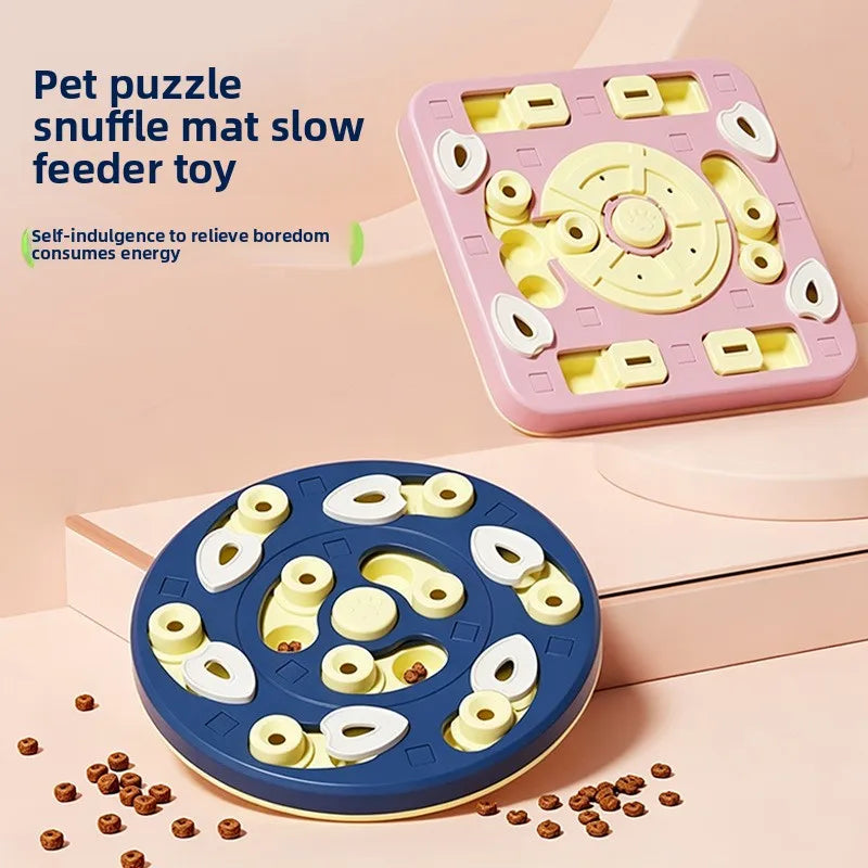 Sliding Puzzle Slow Feeder - Interactive Treat Maze