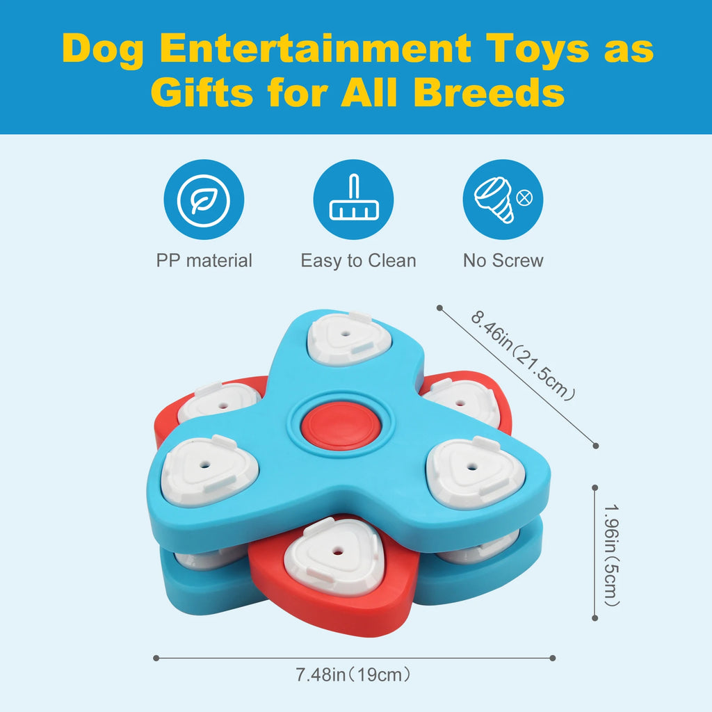 Rotating Puzzle Feeder - Multi-Layer Slow Feeder Toy