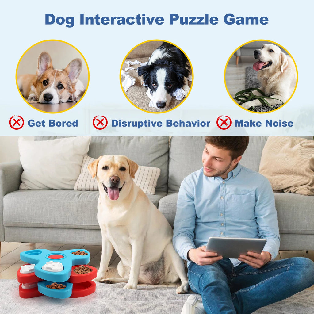 Rotating Puzzle Feeder - Multi-Layer Slow Feeder Toy