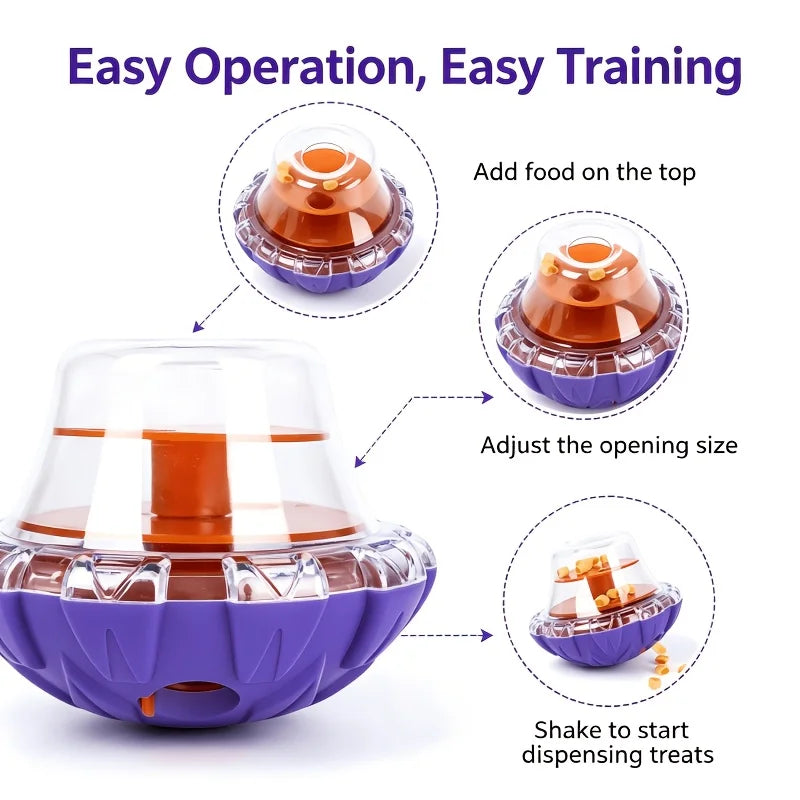 Wobble Treat Dispenser - Interactive Slow Feeder Toy