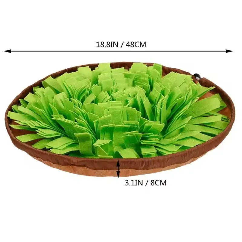 Portable Snuffle Mat - Interactive Foraging Puzzle Toy