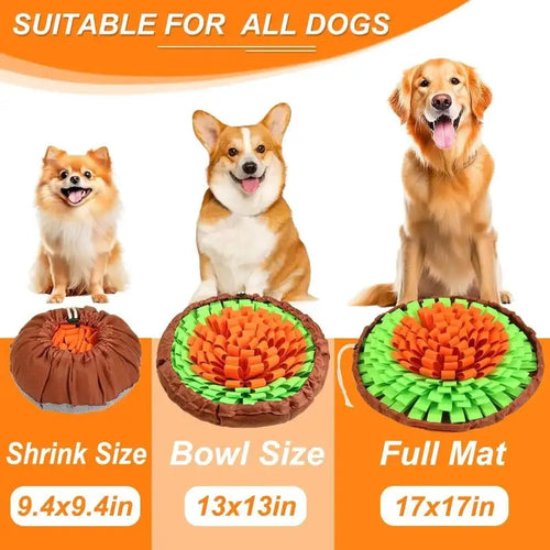 Portable Snuffle Mat - Interactive Foraging Puzzle Toy