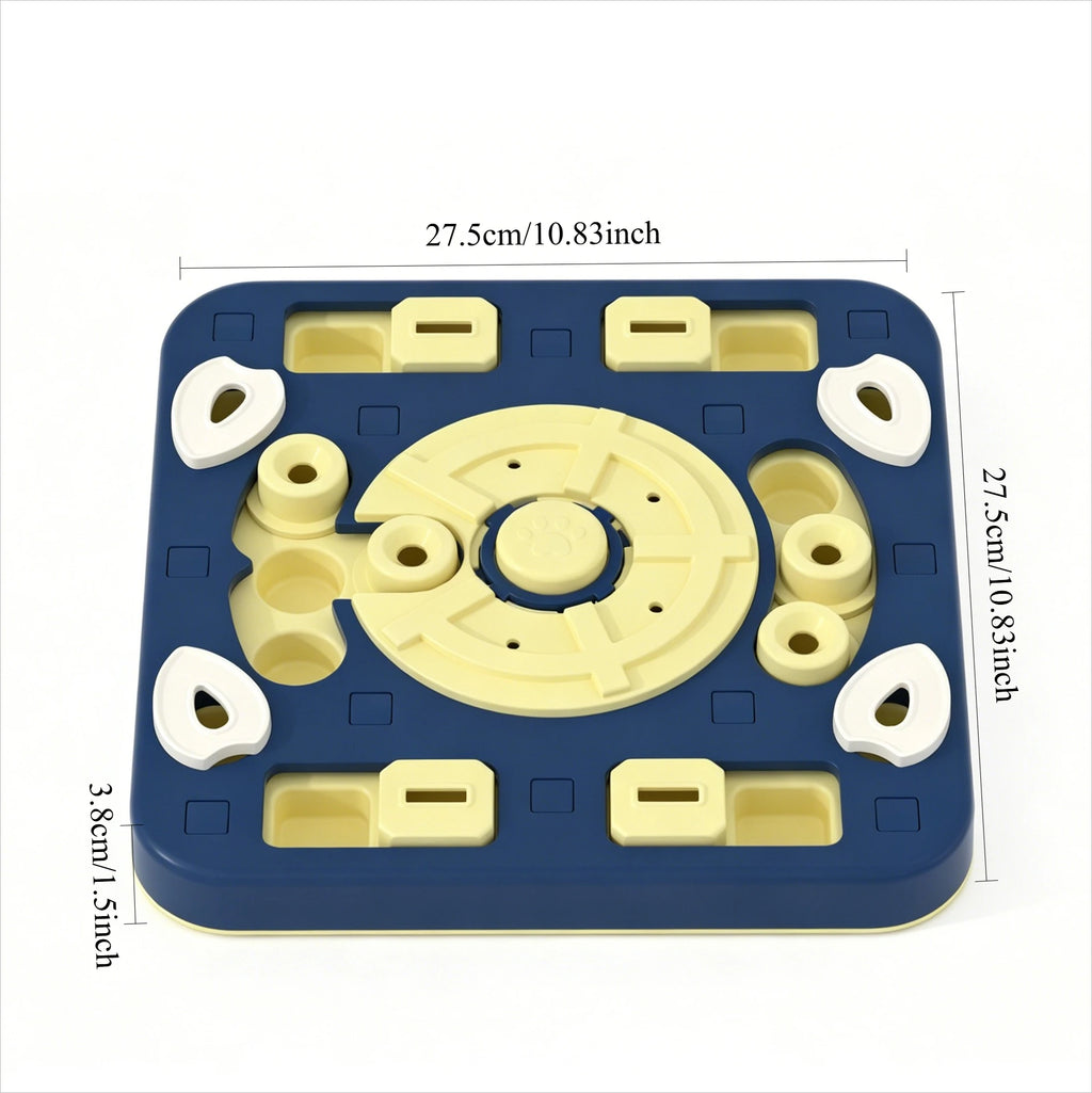Sliding Puzzle Slow Feeder - Interactive Treat Maze