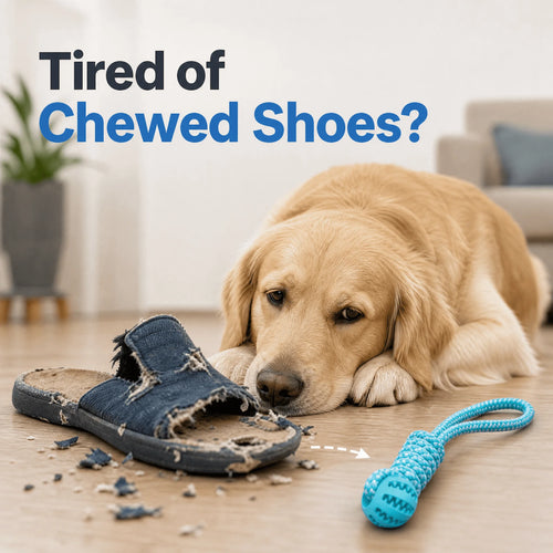 Rope Ball Chew Toy - Interactive Fetch & Tug Game