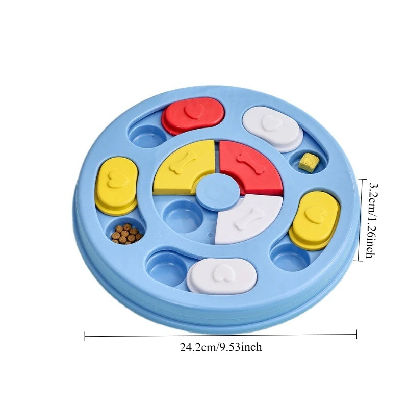 Sliding Puzzle Slow Feeder - Interactive Treat Maze