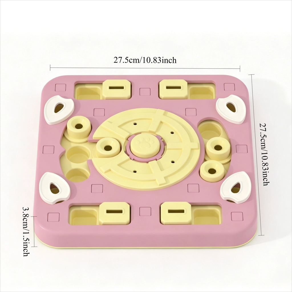 Sliding Puzzle Slow Feeder - Interactive Treat Maze