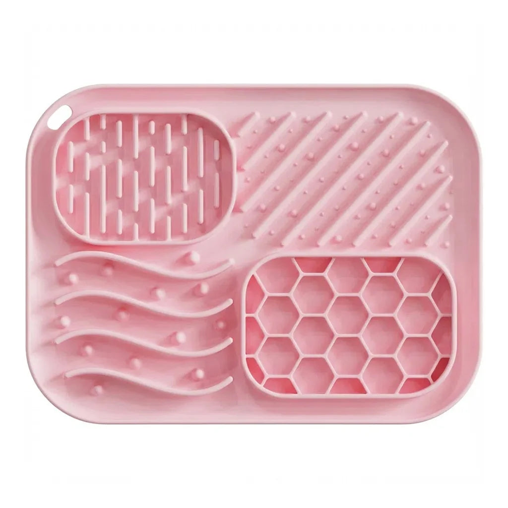 Silicone Slow Feeder Bowl - 4-in-1 Licking Mat