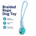Rope Ball Chew Toy - Interactive Fetch & Tug Game