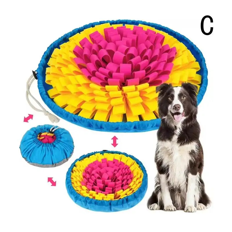 Portable Snuffle Mat - Interactive Foraging Puzzle Toy