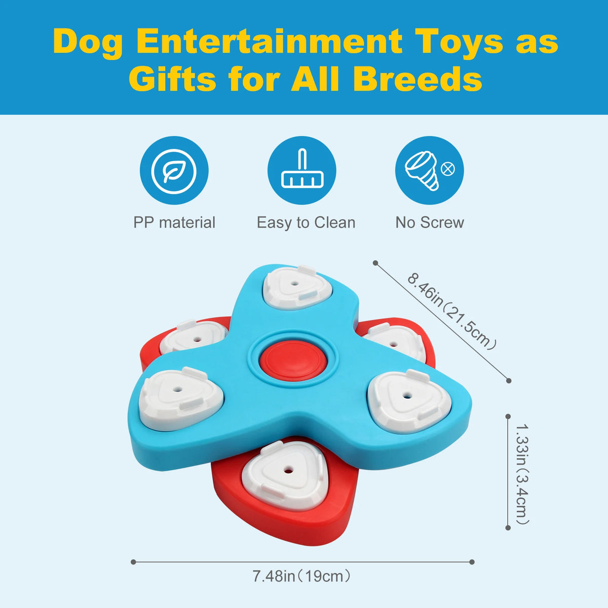 Rotating Puzzle Feeder - Multi-Layer Slow Feeder Toy